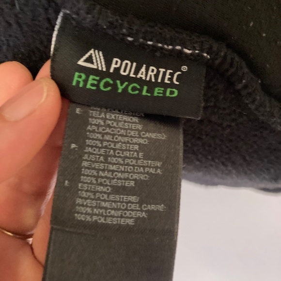 THE NORTH FACE Fleece Jacket Mens L Denali Polartec Fleece Full Zip Black - Picture 11 of 13